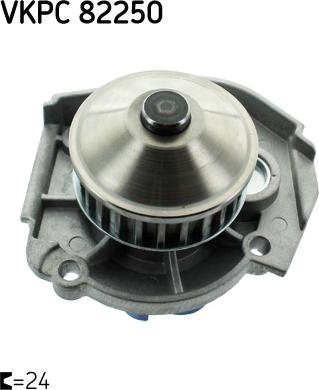 SKF VKPC 82250 - Водяний насос autozip.com.ua