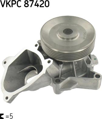 SKF VKPC 87420 - Водяний насос autozip.com.ua