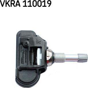 SKF VKRA 110019 - Датчик частоти обертання колеса, контроль тиску в шинах autozip.com.ua