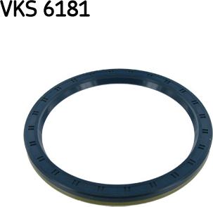 SKF VKS 6181 - Ущільнене кільце валу, підшипник маточини колеса autozip.com.ua