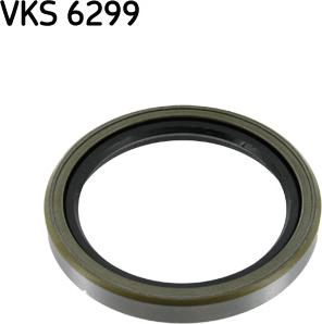 SKF VKS 6299 - Ущільнене кільце валу, підшипник маточини колеса autozip.com.ua