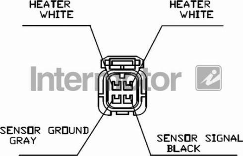 INTERMOTOR 64483 - Лямбда-зонд, датчик кисню autozip.com.ua