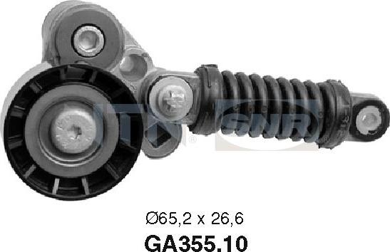 SNR GA355.10 - Паразитний / провідний ролик, поліклиновий ремінь autozip.com.ua