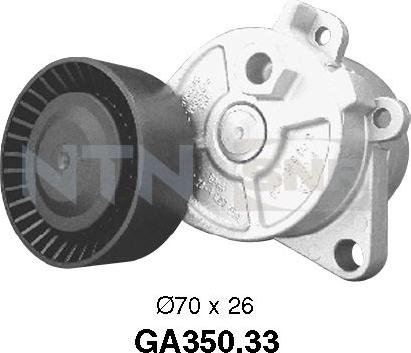 SNR GA350.33 - Натяжна ролик. поліклиновий ремінь BMW 11 28 1 427 252 Ви-во NTN-SNR autozip.com.ua