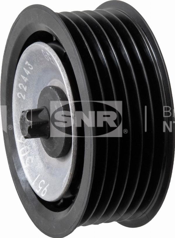 SNR GA358.101 - Паразитний / провідний ролик, поліклиновий ремінь autozip.com.ua