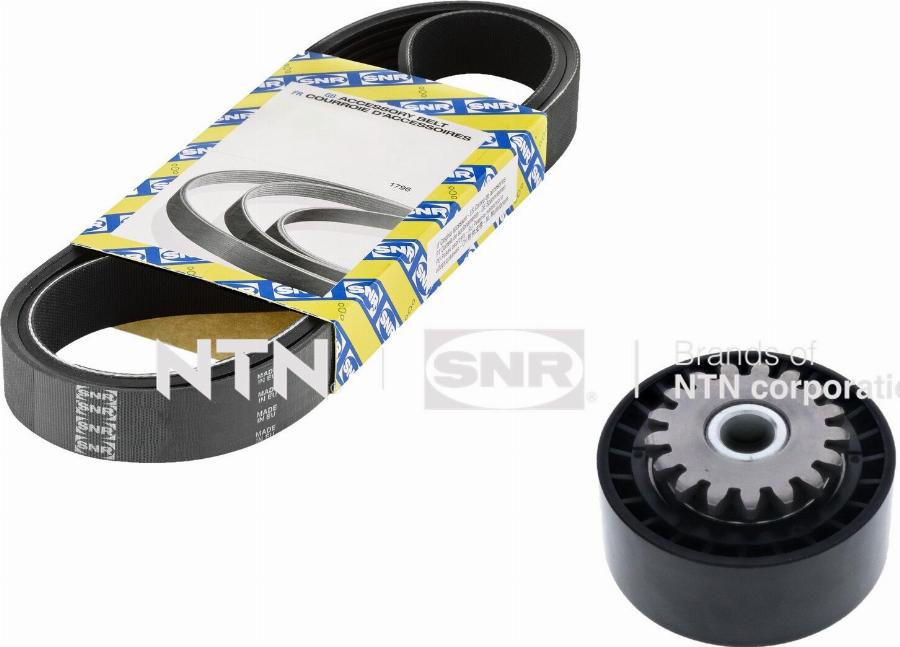 SNR KA855.51 - Поликлиновий ремінний комплект autozip.com.ua