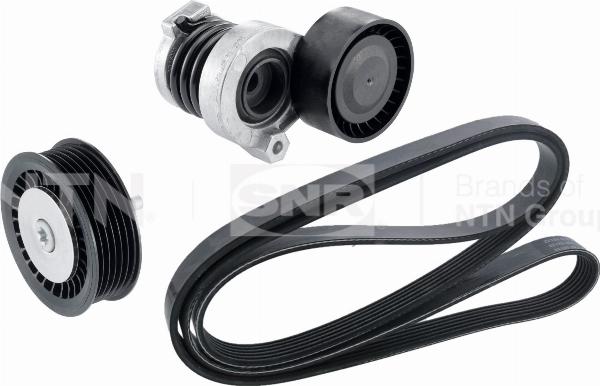 SNR KA855.63 - Поликлиновий ремінний комплект autozip.com.ua