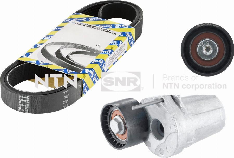 SNR KA850.23 - Поликлиновий ремінний комплект autozip.com.ua