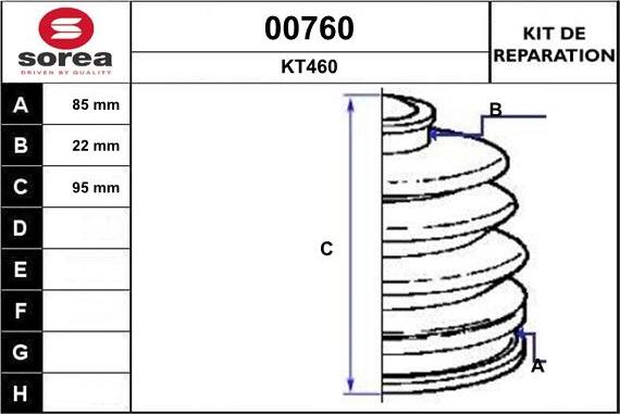 SNRA 00760 - Пильник, приводний вал autozip.com.ua