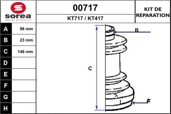 SNRA 00717 - Пильник, приводний вал autozip.com.ua