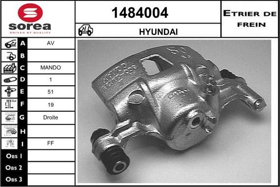 SNRA 1484004 - Гальмівний супорт autozip.com.ua