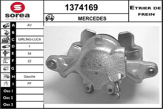 SNRA 1374169 - Гальмівний супорт autozip.com.ua