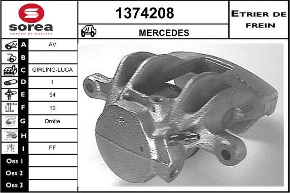 SNRA 1374208 - Гальмівний супорт autozip.com.ua