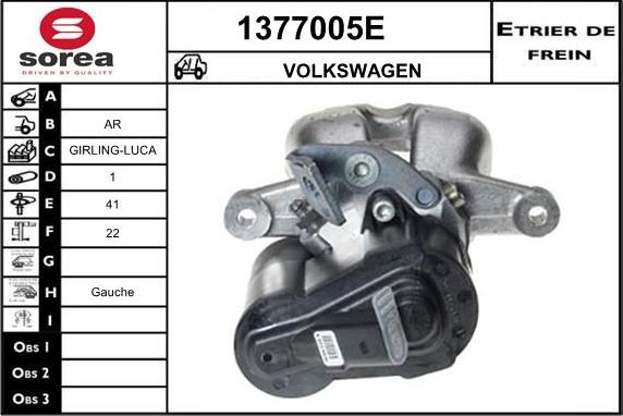 SNRA 1377005E - Гальмівний супорт autozip.com.ua