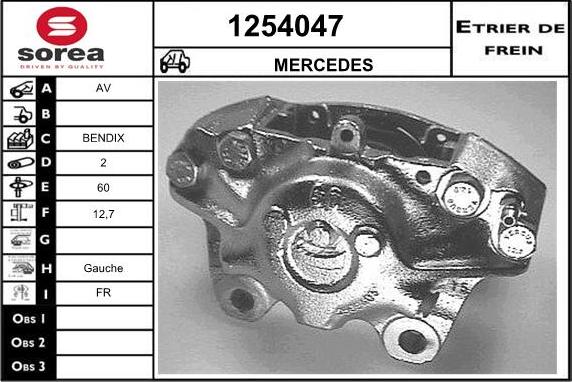 SNRA 1254047 - Гальмівний супорт autozip.com.ua