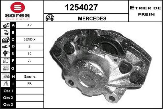 SNRA 1254027 - Гальмівний супорт autozip.com.ua