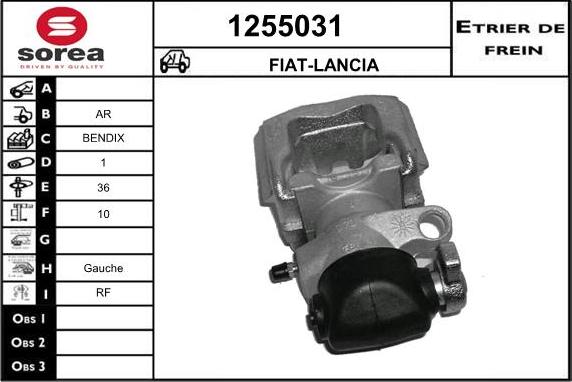 SNRA 1255031 - Гальмівний супорт autozip.com.ua