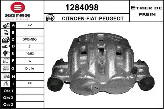 SNRA 1284098 - Гальмівний супорт autozip.com.ua