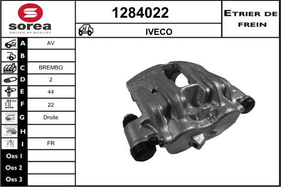 SNRA 1284022 - Гальмівний супорт autozip.com.ua