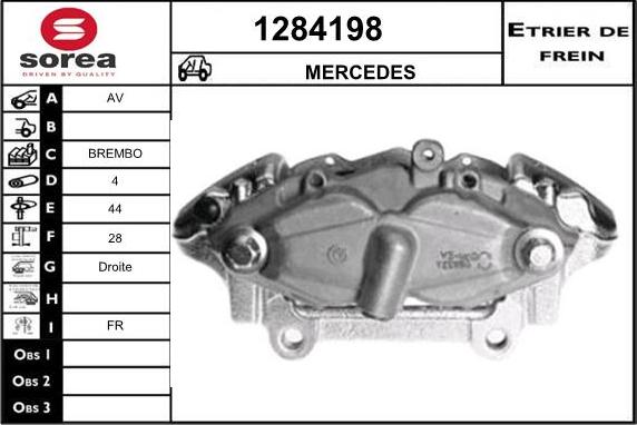 SNRA 1284198 - Гальмівний супорт autozip.com.ua