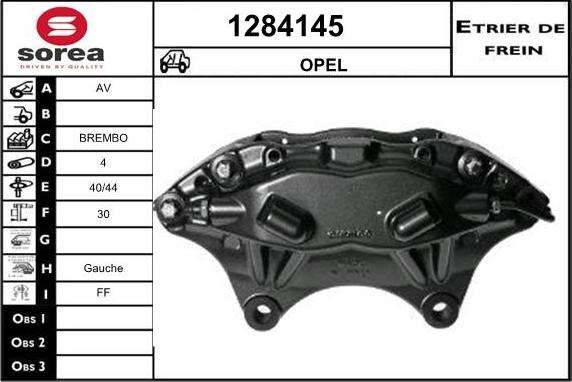 SNRA 1284145 - Гальмівний супорт autozip.com.ua