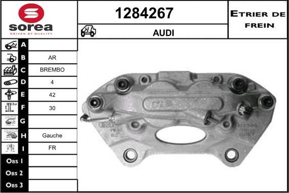 SNRA 1284267 - Гальмівний супорт autozip.com.ua