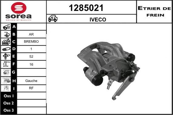 SNRA 1285021 - Гальмівний супорт autozip.com.ua