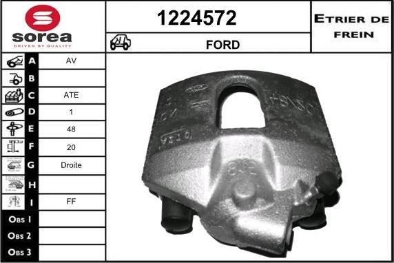 SNRA 1224572 - Гальмівний супорт autozip.com.ua