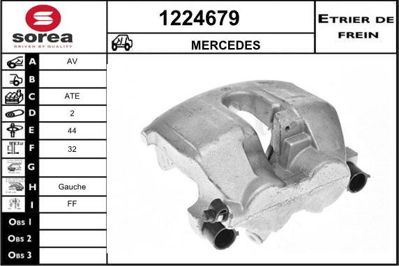 SNRA 1224679 - Гальмівний супорт autozip.com.ua