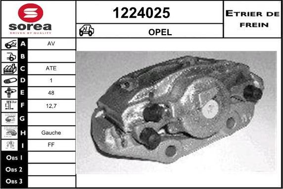 SNRA 1224025 - Гальмівний супорт autozip.com.ua