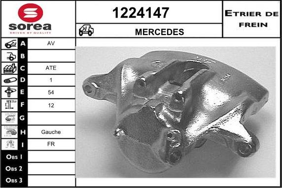 SNRA 1224147 - Гальмівний супорт autozip.com.ua