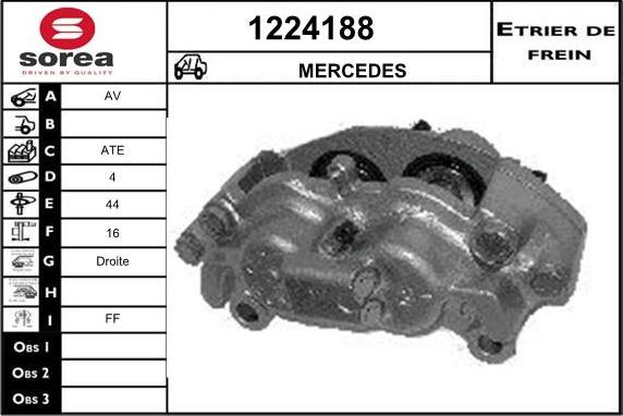 SNRA 1224188 - Гальмівний супорт autozip.com.ua