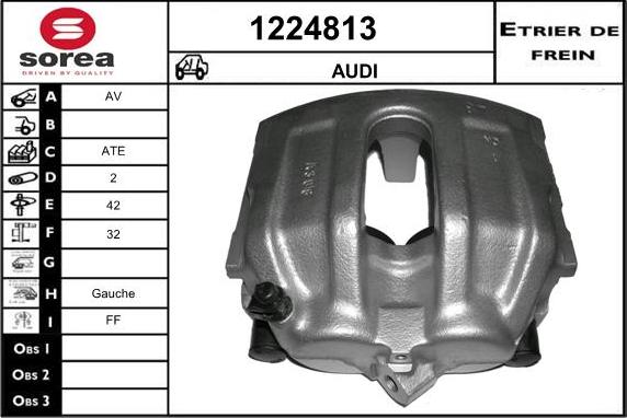 SNRA 1224813 - Гальмівний супорт autozip.com.ua