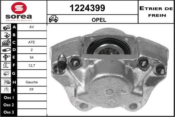 SNRA 1224399 - Гальмівний супорт autozip.com.ua