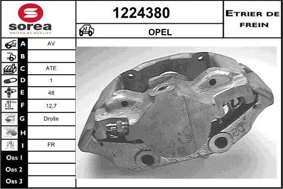 SNRA 1224380 - Гальмівний супорт autozip.com.ua