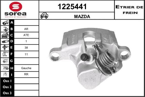 SNRA 1225441 - Гальмівний супорт autozip.com.ua