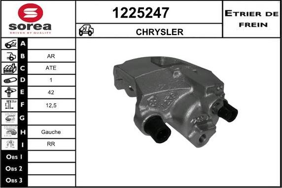 SNRA 1225247 - Гальмівний супорт autozip.com.ua