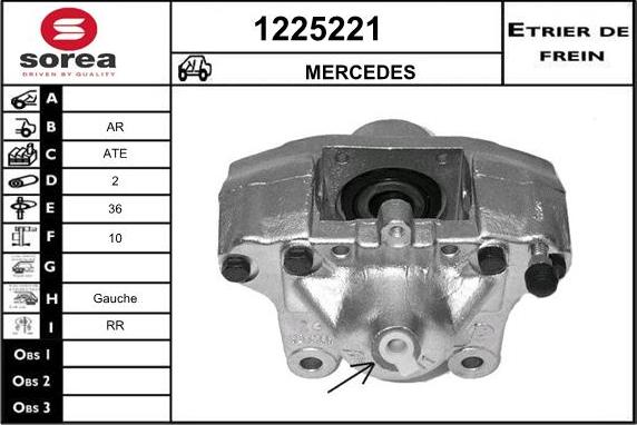 SNRA 1225221 - Гальмівний супорт autozip.com.ua