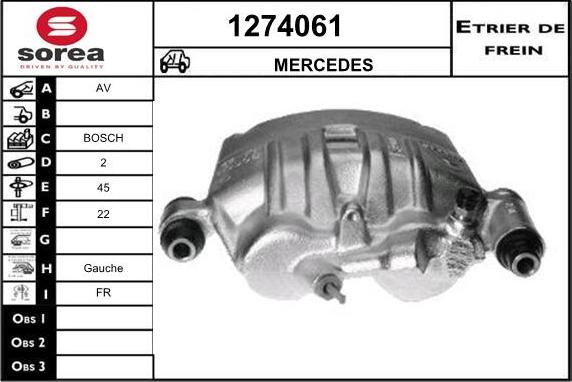 SNRA 1274061 - Гальмівний супорт autozip.com.ua