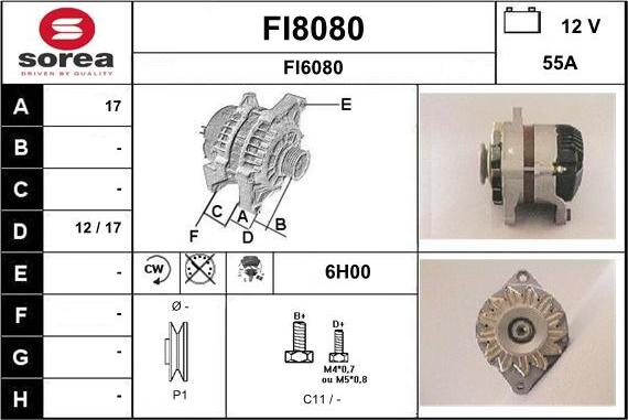 SNRA FI8080 - Генератор autozip.com.ua