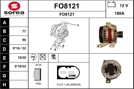 SNRA FO8121 - Генератор autozip.com.ua