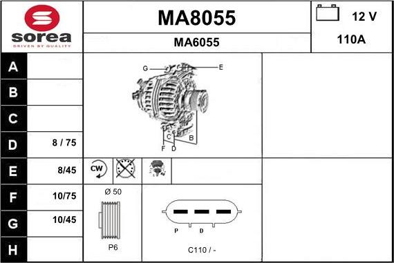 SNRA MA8055 - Генератор autozip.com.ua