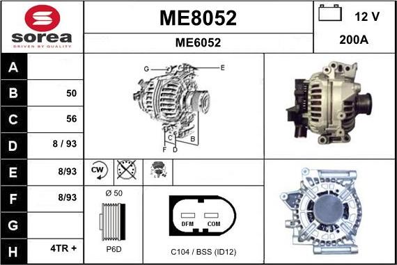 SNRA ME8052 - Генератор autozip.com.ua
