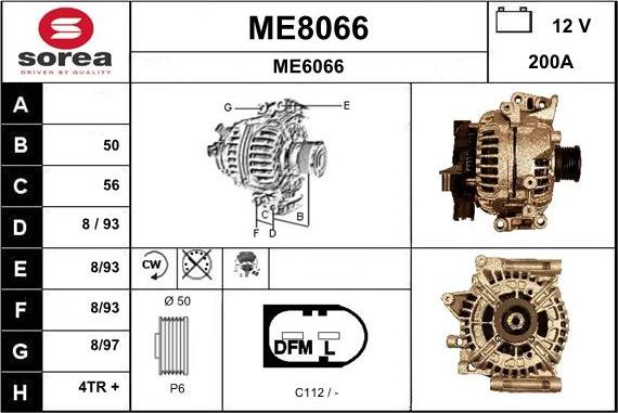 SNRA ME8066 - Генератор autozip.com.ua