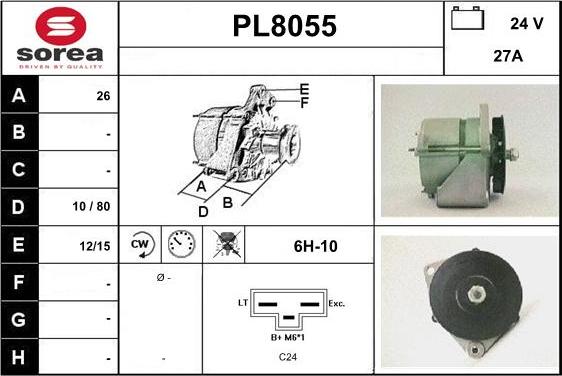 SNRA PL8055 - Генератор autozip.com.ua