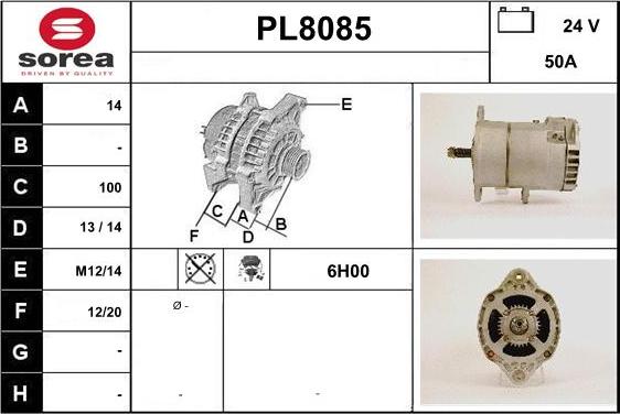 SNRA PL8085 - Генератор autozip.com.ua