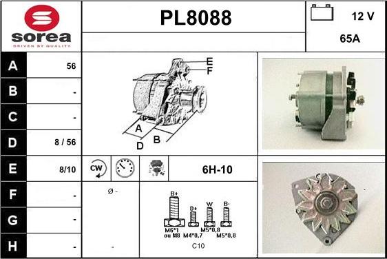 SNRA PL8088 - Генератор autozip.com.ua