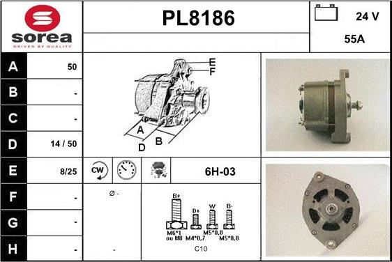 SNRA PL8186 - Генератор autozip.com.ua