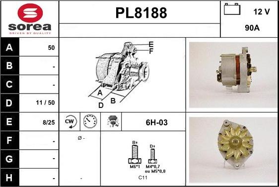 SNRA PL8188 - Генератор autozip.com.ua