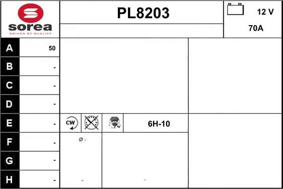 SNRA PL8203 - Генератор autozip.com.ua